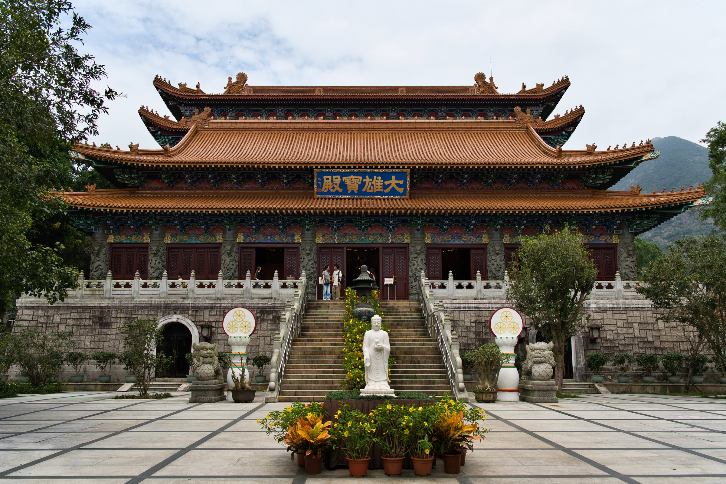 Le monastère de Po Lin sur l'île de Lantau