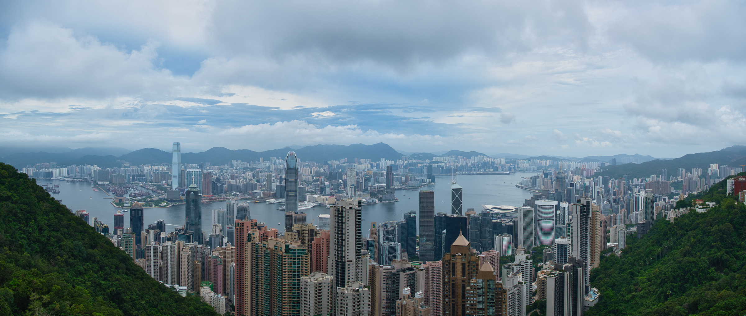 Vue sur Hong Kong depuis Victoria Peak