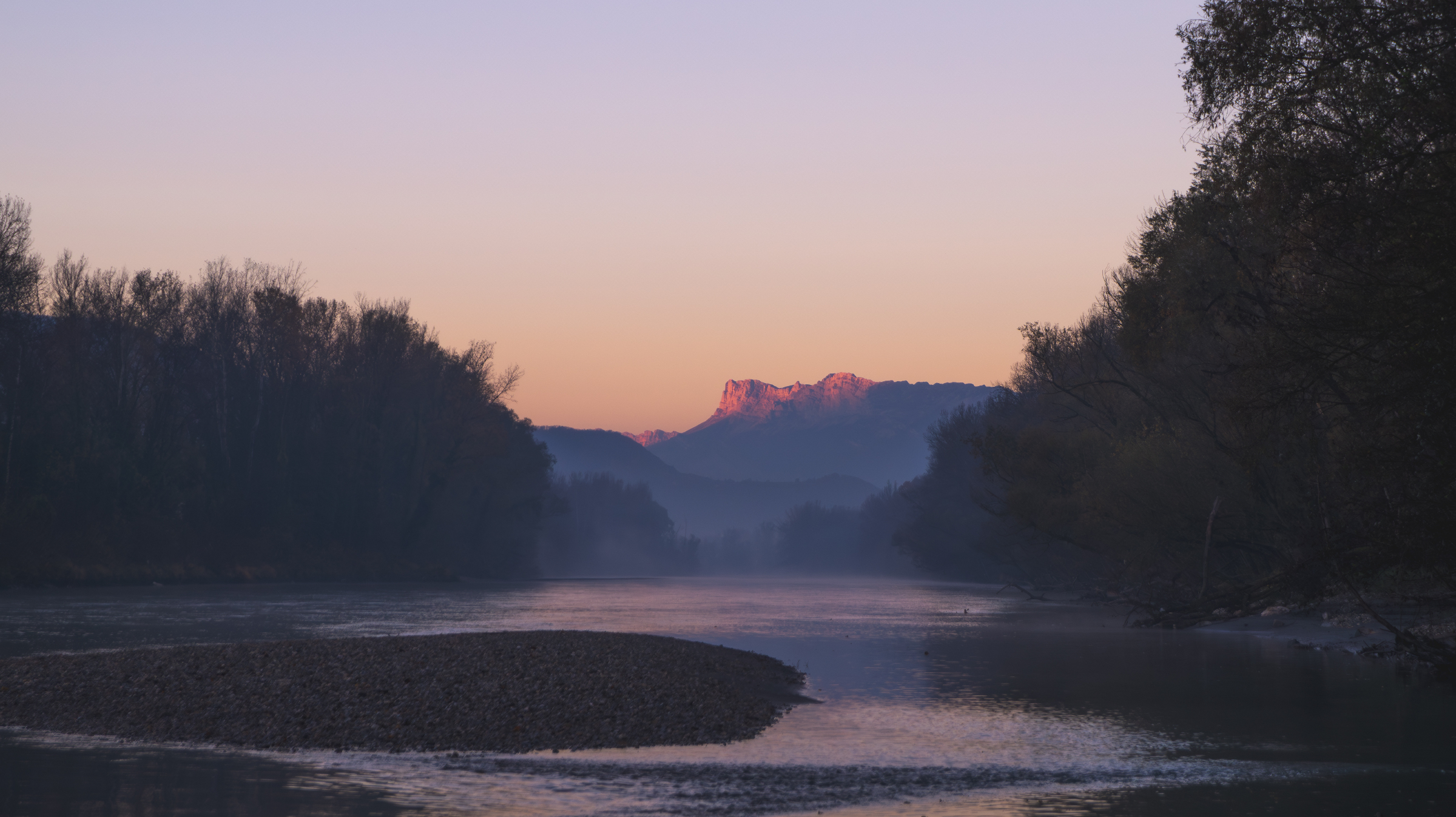 Les bords de l'Isère