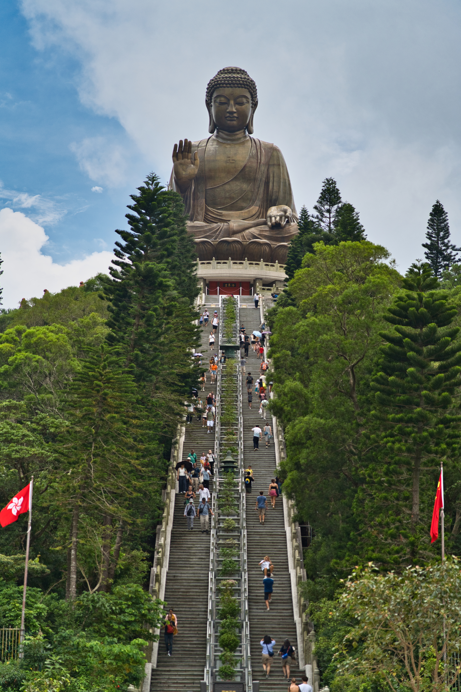 Le Bouddha de Tian Tan sur l'île de Lantau