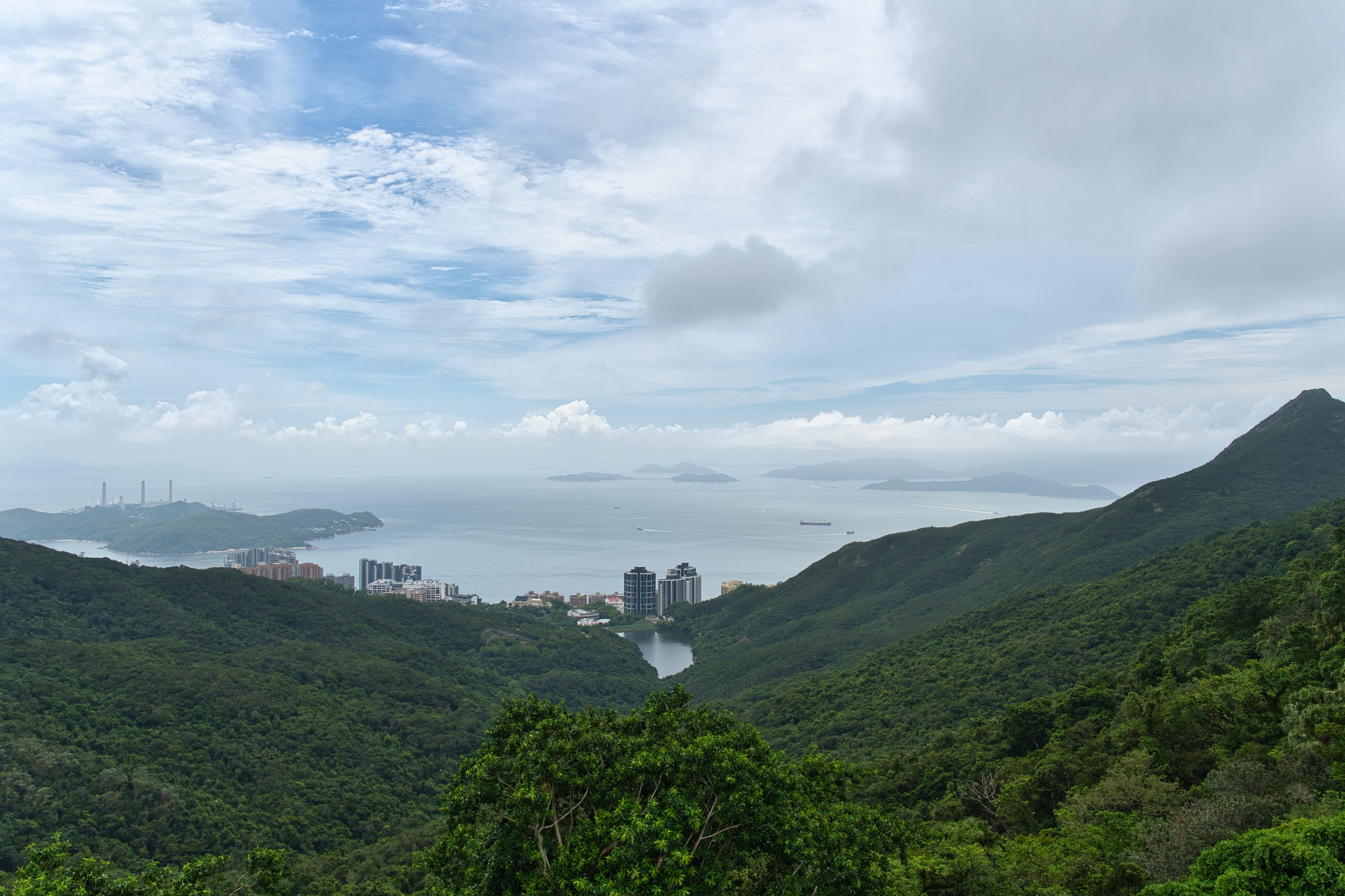 Vue sur Aberdeen depuis Victoria Peak
