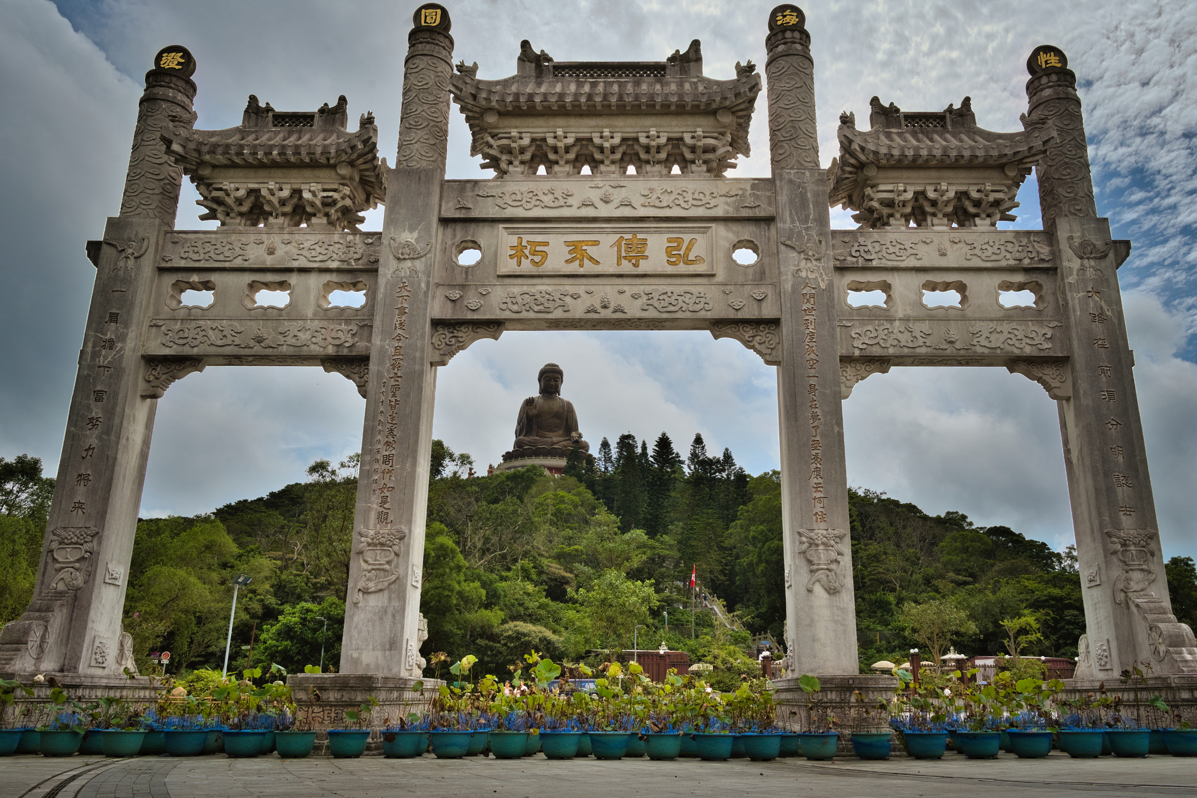 Le Bouddha de Tian Tan sur l'île de Lantau