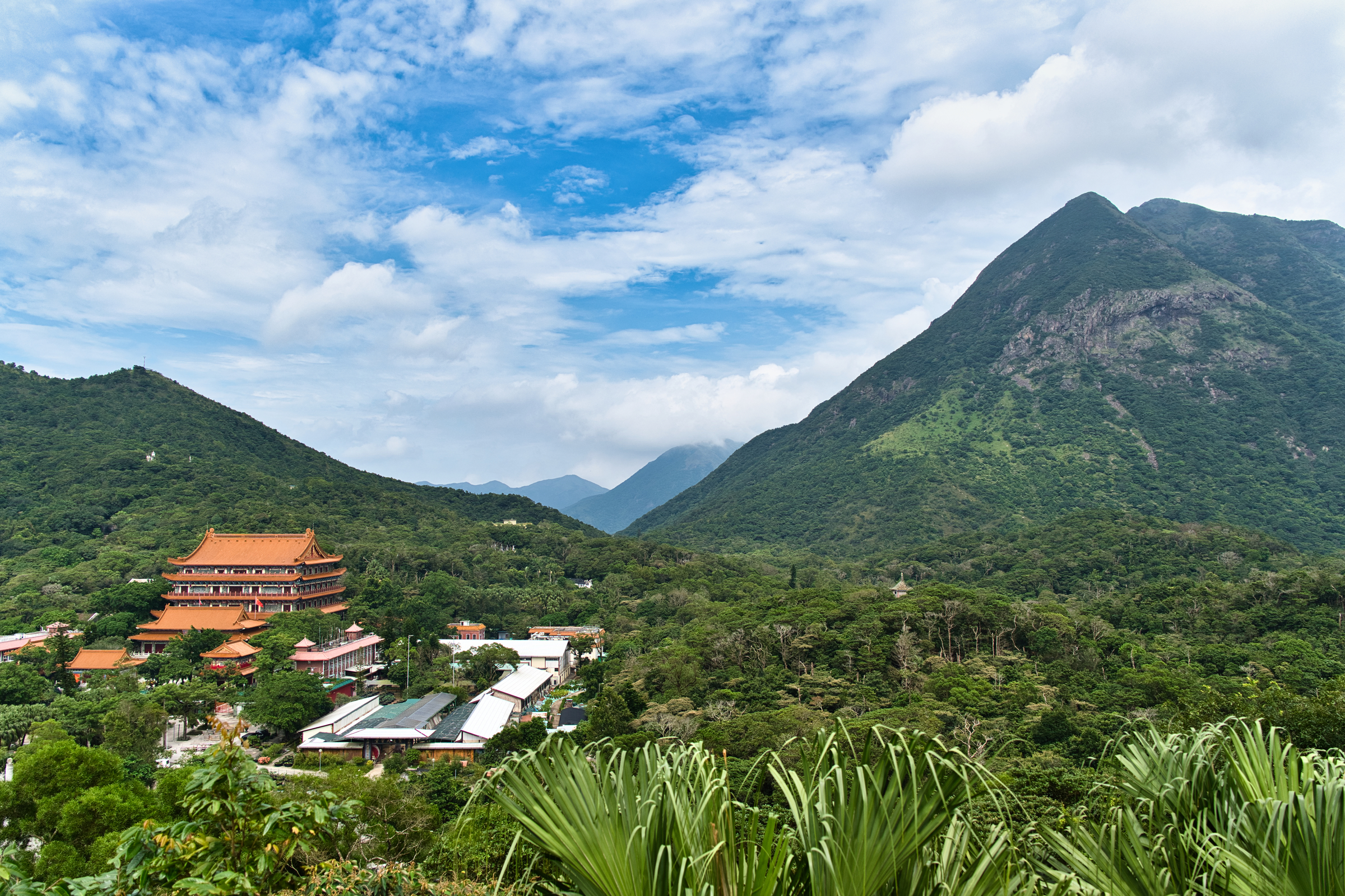 Le monastère de Po Lin sur l'île de Lantau